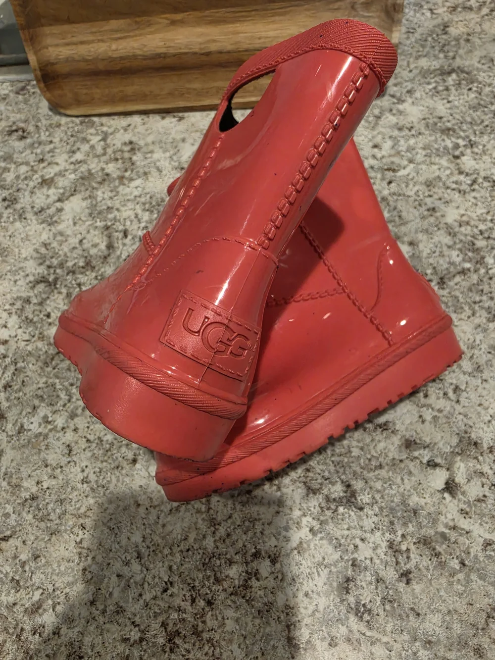 UGG Pink Rain Boots Toddler 7